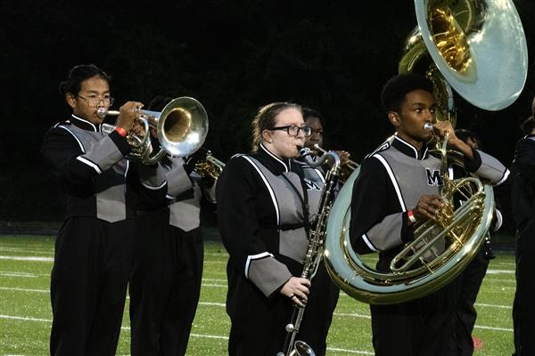 Meade High School Marching Band Performing